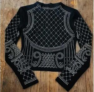 Embellished Black Top