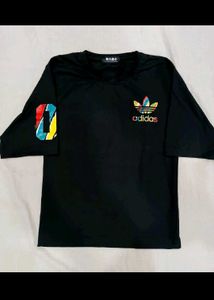 Adidas Black Graphic Tee