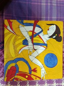 Abstract Geisha Painting