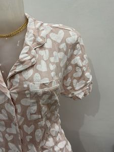 Heart Print Top