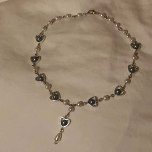 Heart & Pearl Necklace