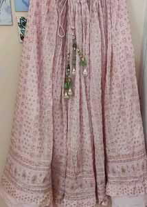Pink Embroidered Lehenga