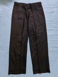 🆕 Dark Brown Straight Formal Pants