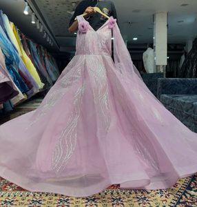 Elegant Pink Ethnic Gown