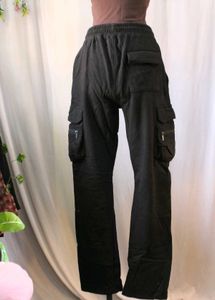 Unisex Black Cargo Pants