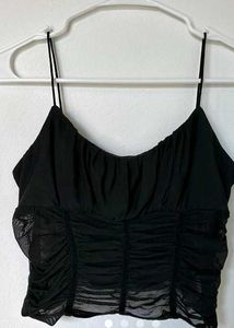 garage scrunched Corset tank top