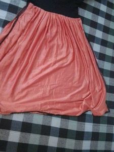 Vintage Black &amp; Salmon Dress