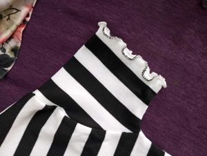 Striped Ruffle Top