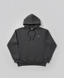 Gray Crown Logo Hoodie