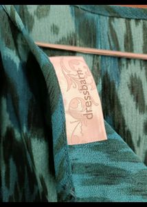 Emerald Animal Print Dress