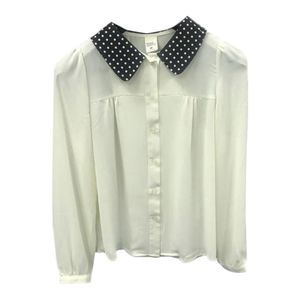Polka Dot Collar Shirt
