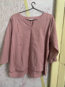 Saada Pure Cotton Tunic Style Top.