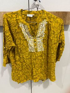 Boho Embroidered Top
