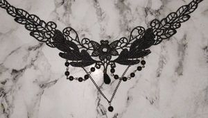 Black Lace Choker Necklace
