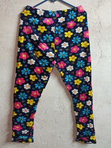 Ladies Fleece Fashion Pajama Floral Pant Dailywear
