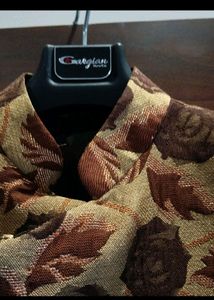 Men&#39;s Floral Patterned Sherwani