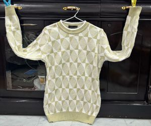 Patterned Knit Sweater