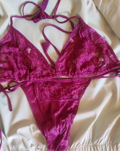 Maroon Lingerie