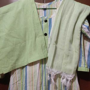 Striped Kurta Set