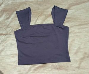 Purple Crop Top