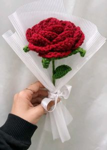 handmade Crochet rose bouquet