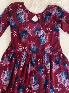 Floral Printed Gown