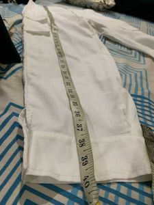 straight fit white cargo