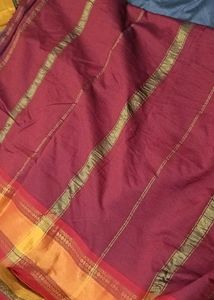 Elegant Grey Traditional Soft Saree