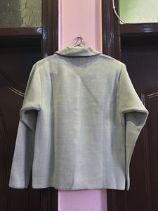Beautiful Grey Woollen Cardigan For Women