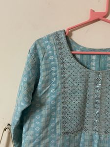 Blue Kurti