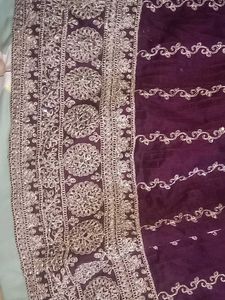 Elegant Purple Lehenga Skirt
