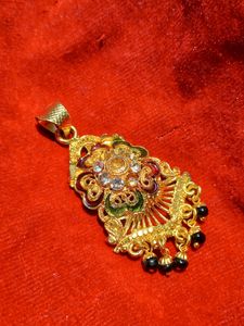 Imitation Jewellery city gold Locket minakari work