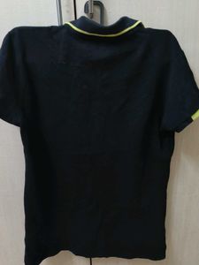 Black And Pink  Polo T-Shirt