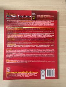 This book is ONLY volume 4 Human Anatomy (Brain-Neuroanatomy) by B D CHAURASIA&#39;S