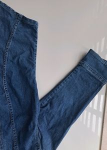 Denim Overcoat Stretchable Material