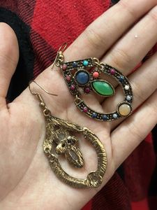 Statement Drop Colourful Earrings (Navratri coded)