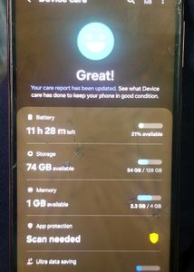 Samsung galaxy F23 5G Working Condition Good