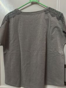 Shimmer Grey Top