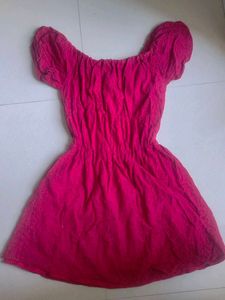❤️ Cute Eyelet Puff Sleeve Short Dress