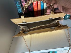 Gold Rhinestone Clutch