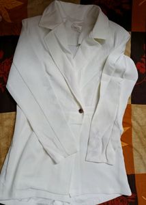 White Formal Divider Dress