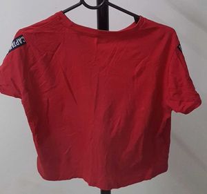 Captain America Shield Crop Top