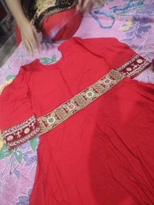 red ♥️ frock suit