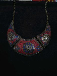 Ethnic Afghan Antique Necklace Boho Style