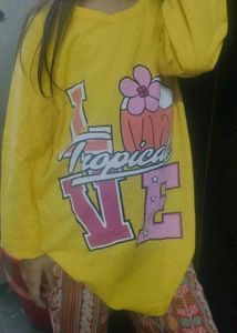 Beautiful Printed T Shirt For Girls Daily Wear