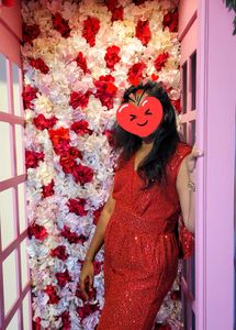 Sparkling Red Jumpsuit