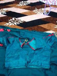 Thread Work Saree