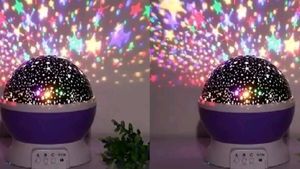 Night Light Lamp Projector, Star Rotating