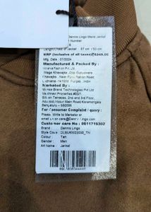 Dennis Lingo Mens Jacket, Size S