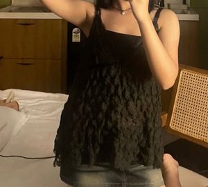 Black Lace Cami Top xs-L